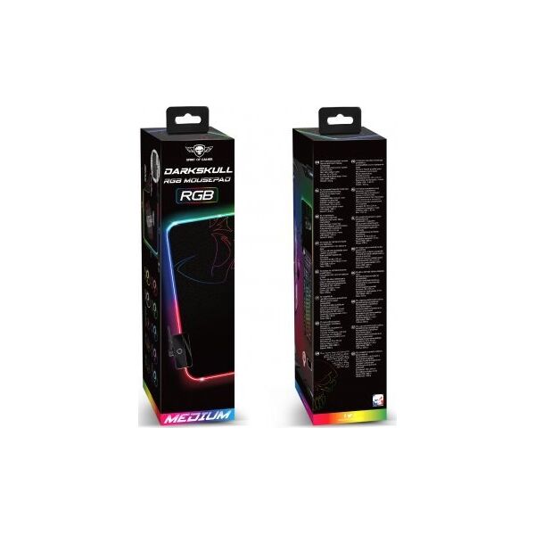 Mysz Spirit of gamer Darkskull M RGB Black