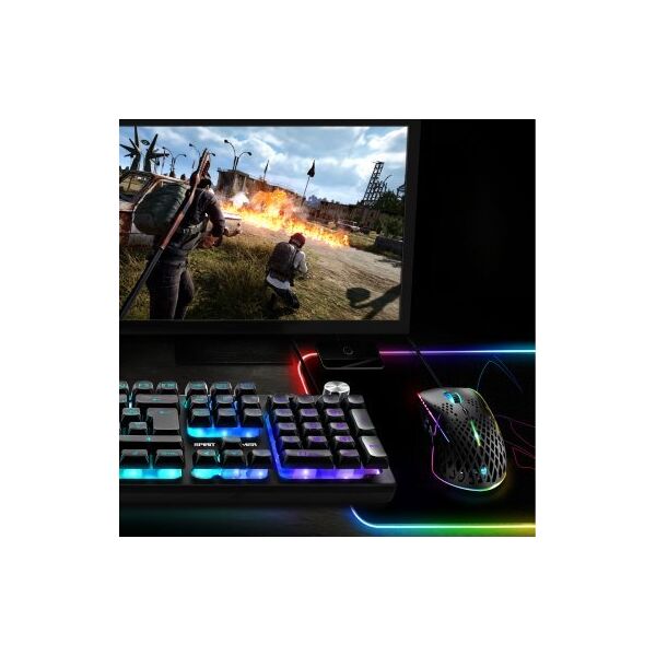 Mysz Spirit of gamer Darkskull M RGB Black