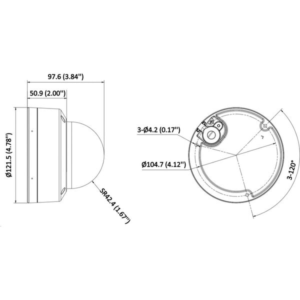 Kamera IP Hikvision KAMERA WANDALOODPORNA IP DS-2CD2186G2H-ISU(2.8MM)(EF) AcuSense - 8.3Mpx 4K UHD Hikvision