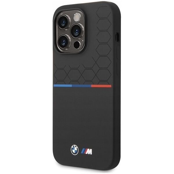 BMW BMW BMHCP15X22SMPK iPhone 15 Pro Max 6.7" black/black Silicone Pattern