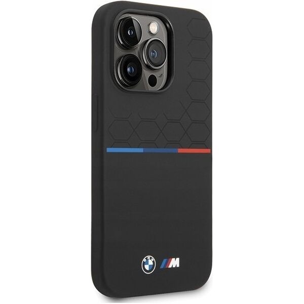 BMW BMW BMHCP15X22SMPK iPhone 15 Pro Max 6.7" black/black Silicone Pattern