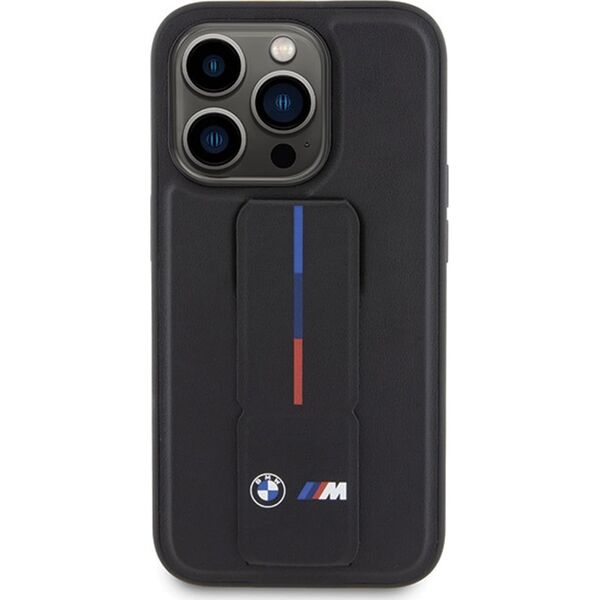 BMW Etui BMW BMHCP15X22GSLK iPhone 15 Pro Max 6.7" czarny/black hardcase Grip Hot Stamp