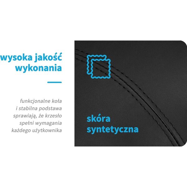 Activeshop Krzesło kosmetyczne Azzurro Special 152 czarne
