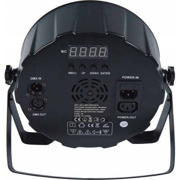 LIGHT4ME ML LIGHT4ME LED PAR 9X10W MKII RGBW pilot IR