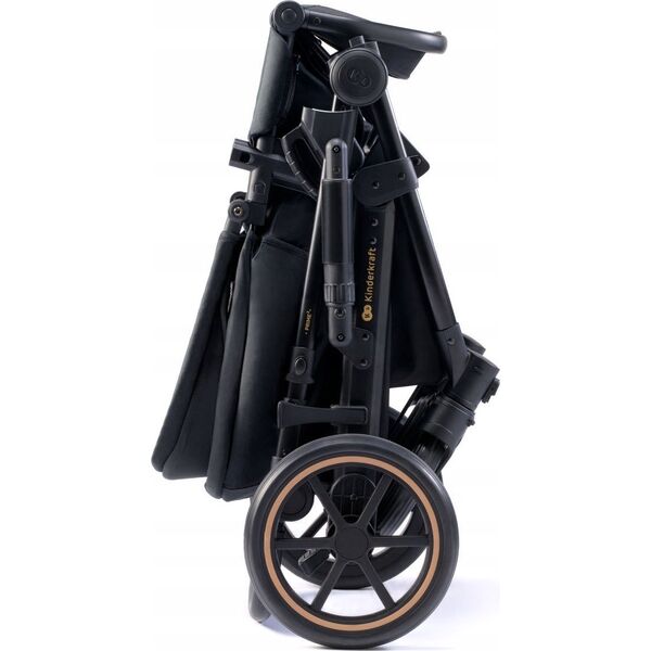 Wózek KinderKraft KINDERKRAFT stroller 3in1 PRIME 2 3IN1 MINK PRO VENEZIAN BLACK, KSPRIM02BLK300I