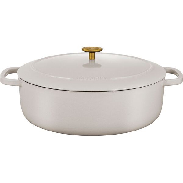 Ballarini Garnek żeliwny owalny Ballarini Bellamonte - Kość słoniowa, 6.5 ltr