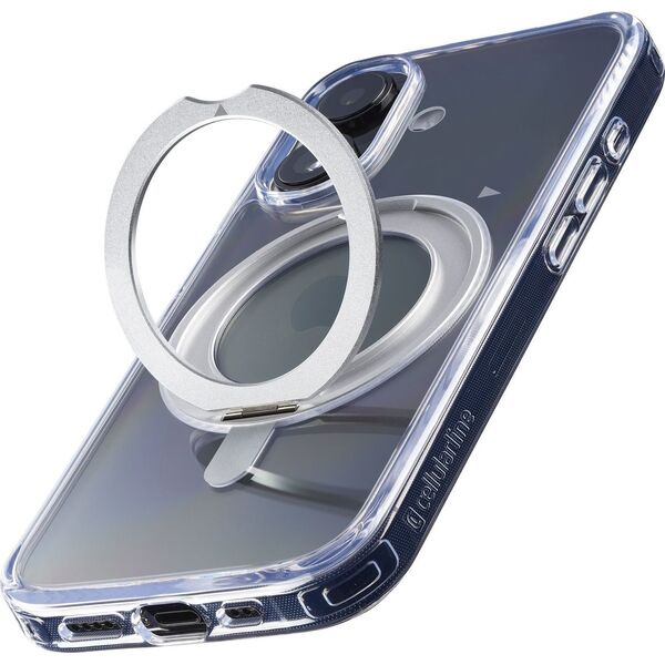 Cellular Line Cellularline SPIN MAG MagSafe Case iPhone 16 Clear