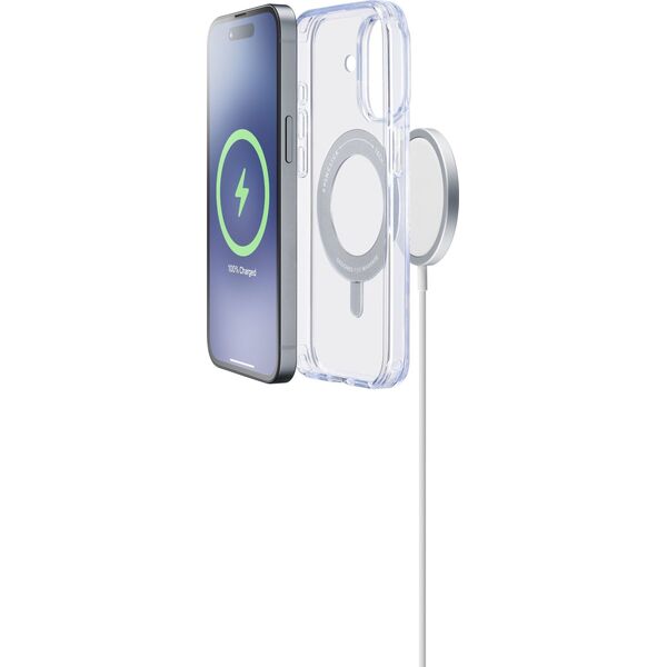 Cellular Line Cellularline SPIN MAG MagSafe Case iPhone 16 Clear
