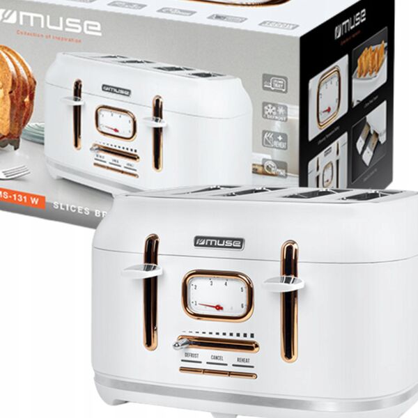 Toster Muse TOSTER MUSE MS-131W 1800W 4 SLOTY