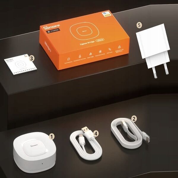 Sonoff Bramka Matter ZigBee Bridge Ultra SONOFF ZBBridge-U (RJ45 LAN, 1.5 GHz, 1 GB RAM, 8 GB)