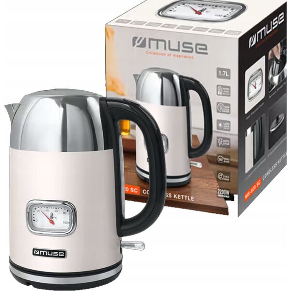 Czajnik Muse CZAJNIK MUSE MS-020SC BEZPRZEWODOWY 2000W