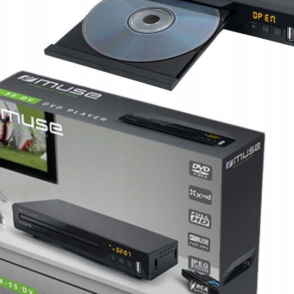Odtwarzacz DVD Muse ODTWARZACZ DVD MUSE M-55 DV
