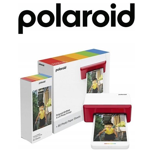 Drukarka fotograficzna Polaroid Polaroid photo printer Hi-Print 4x6 E-box, white
