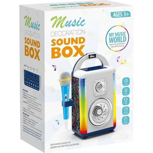 Głośnik Jokomisiada Disco Głośnik bezprzewodowy + mikrofon + bluetooth dla dzieci IN0165