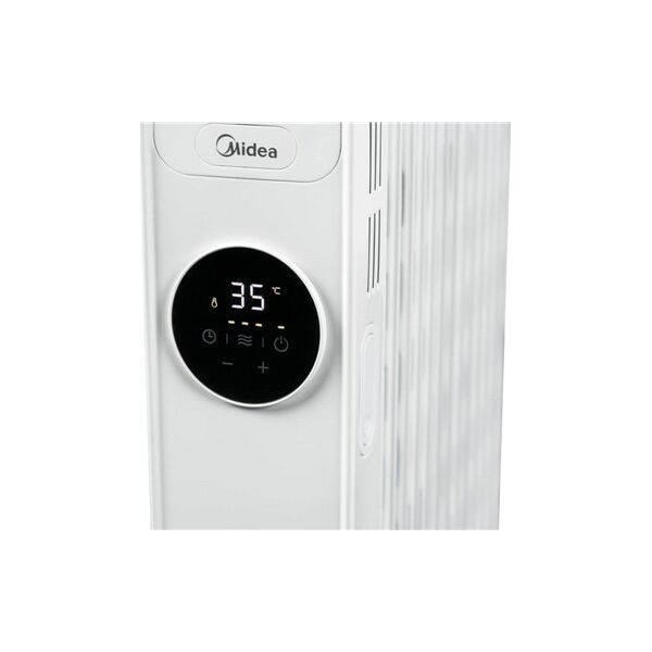 Grzejnik Midea Midea Oil Radiator Heater | NY2513-22MR | Oil Radiator | 2500 W | Number of power levels 3 | Suitable for rooms up to 35 m² | White