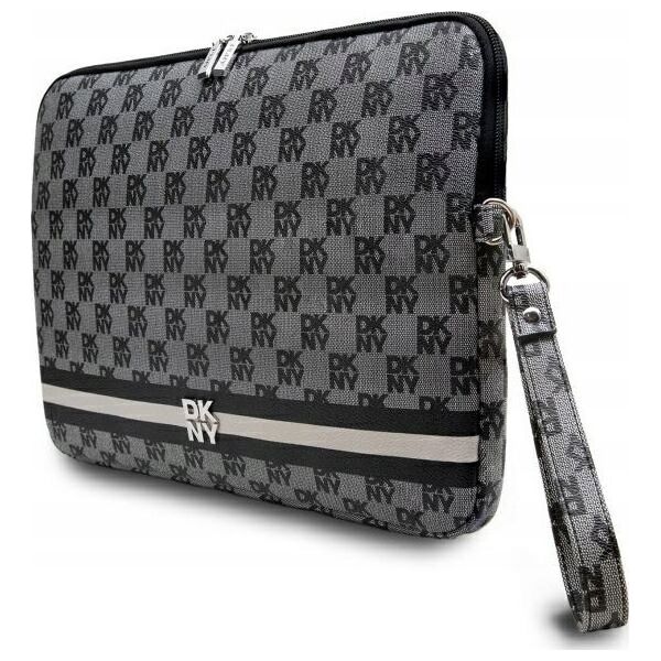 Etui DKNY DKNY Sleeve DKCS14PVSHLK 14"              czarny/black Checkered Pattern Printed Stripes