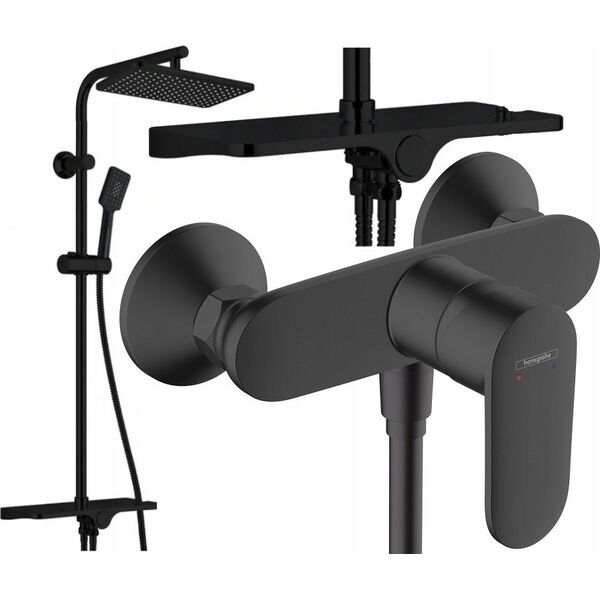 Bateria prysznicowa Hansgrohe Shower faucet Hansgrohe Vernis Blend, 71640670, black matte