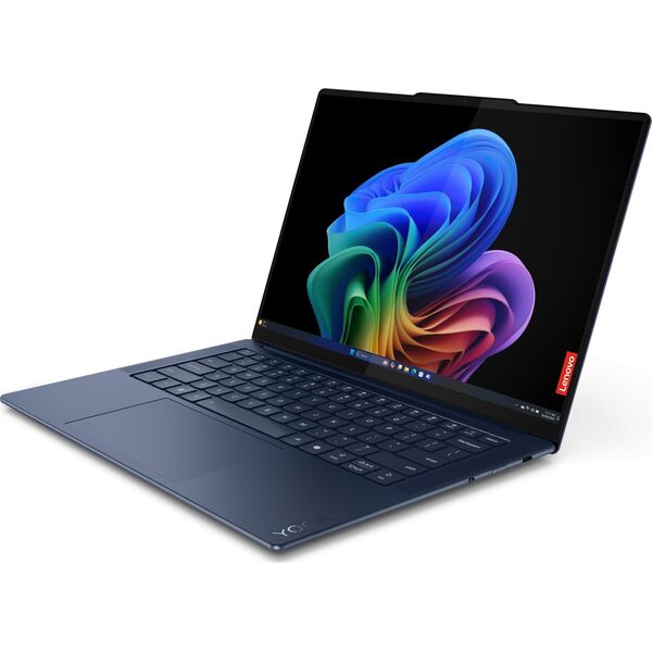 Laptop Lenovo Lenovo Yoga 7 14Q8X9 | Cosmic Blue | 14.5 " | OLED | Touchscreen | 3K | 2944 x 1840 pixels | Glossy | Snapdragon X Elite | X1E-78-100 | 32 GB | Soldered LPDDR5x | Solid-state drive capacity 1000 GB | Qualcomm Adreno GPU | Windows 11 Home | 8