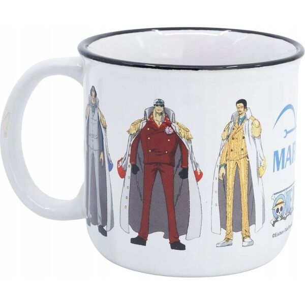 Stor Stor - One Piece Tasse aus Keramik 400ml - Marine Admirale Motiv