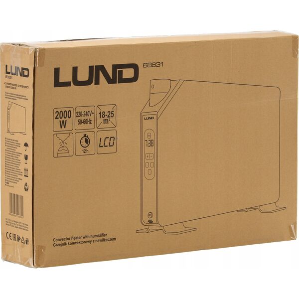 Grzejnik Toya LUND CONVECTOR HEATER 2000W WITH HUMIDIFIER