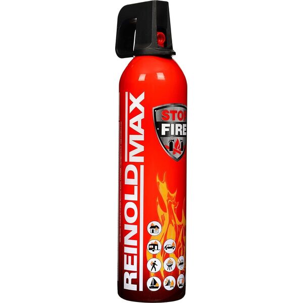 Carcommerce Spray gaśniczy gaśnica pianowa A B E duży ReinoldMax 1000 ml 1,2kg
