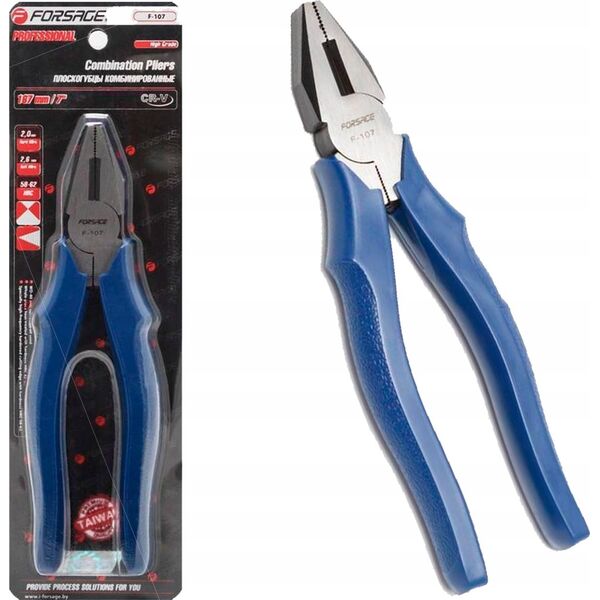 Forsage KOMBINERKI SZCZYPCE UNIWERSALNE 167 MM 7 CR-V (grubość metalu:  miedź  - 2.6mm, stal  - 2mm) w bliste
