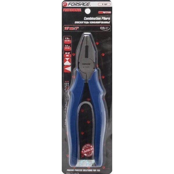 Forsage KOMBINERKI SZCZYPCE UNIWERSALNE 167 MM 7 CR-V (grubość metalu:  miedź  - 2.6mm, stal  - 2mm) w bliste