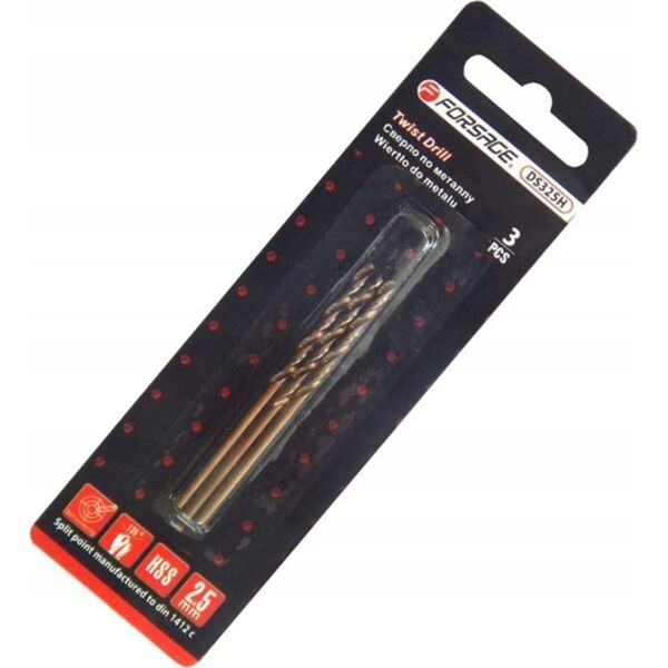 Wiertło Forsage Zestaw wierteł 1,5mm 3 SZT. wiertła do metalu