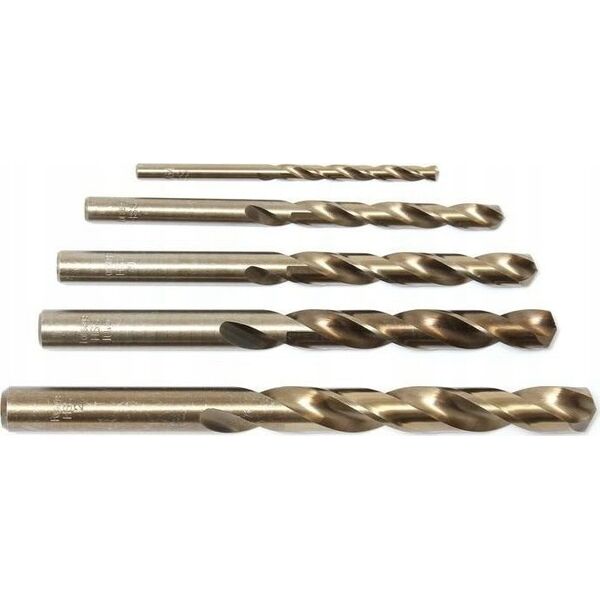 Wiertło Forsage Wiertło do metalu 6.5mm HSS+Co 10szt., w plastikowym pudełku