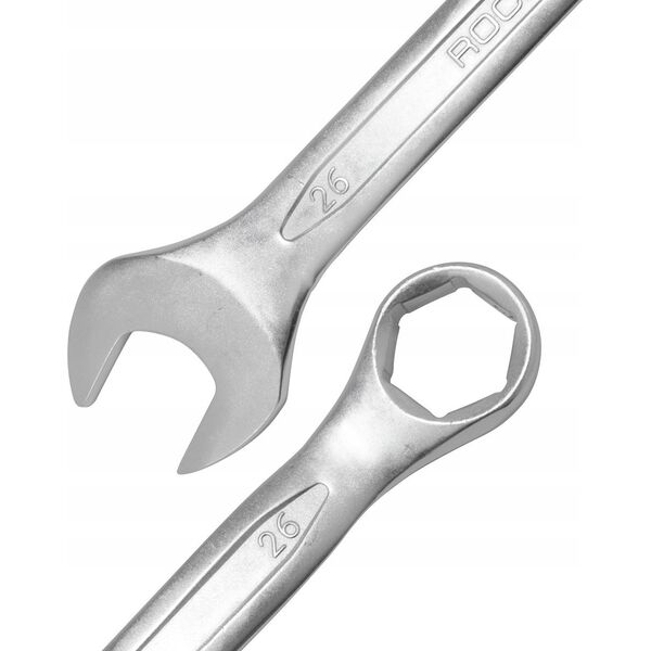 Rockforce KLUCZ PŁASKO-OCZKOWY 26 mm Cr-V