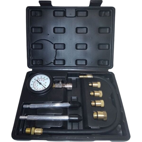 Forsage Tester kompresji silnika benzynowego 8el. (0-21Bar, M10-M18)