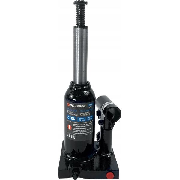 Forsage Lewarek hydrauliczny 2t z zaworem (h min 150mm, h max 278mm, waga 2,6 kg) w walizce
