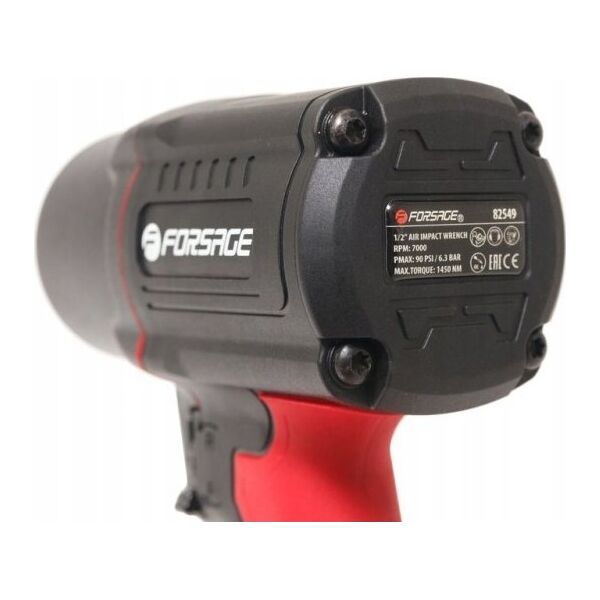 Klucz udarowy Forsage Klucz pneumatyczny udarowy TWIN HAMMER 1450Nm 1/2"