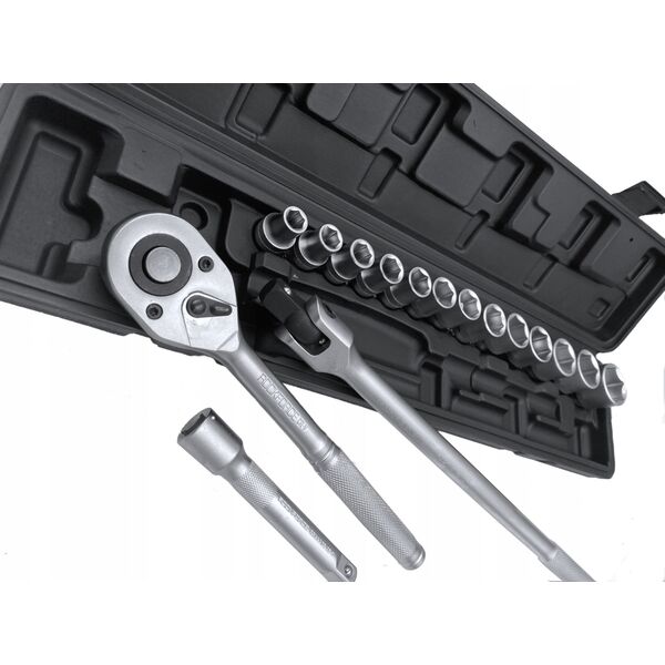 Forsage ZESTAW NASADEK GRZECHOTKA 1/2" NASADKI 17el PREMIUM
