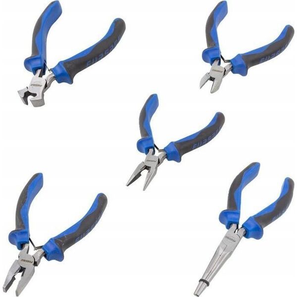 Forsage Zestaw szczypiec mini 5el. 5"-125mm (obcinaki boczne, szczypce, kombinerki)