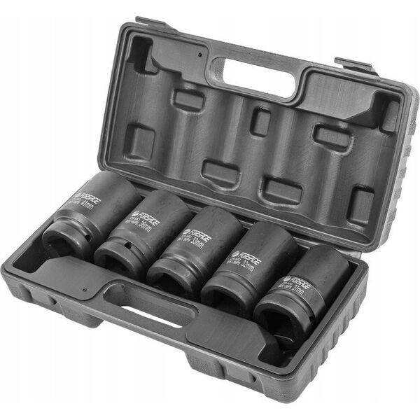 Forsage Zestaw nasadek udarowych głębokich 1" 5el. (6-kątnych) (27-41mm)