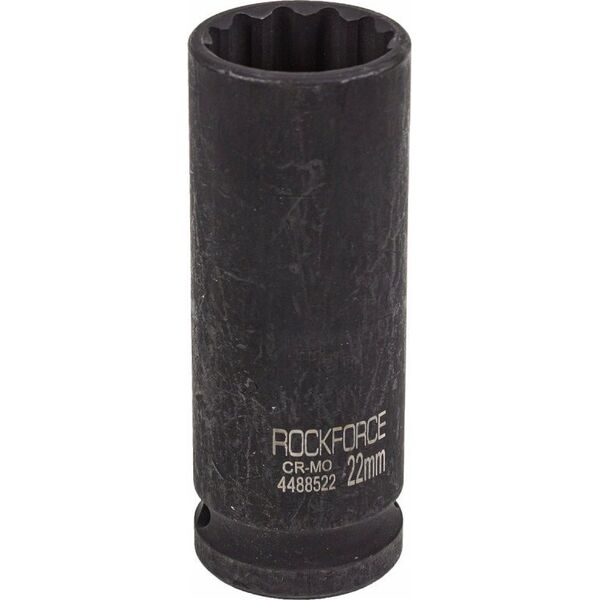 Rockforce Nasadka udarowa głęboka 1/2" 22mm (12-kątna)