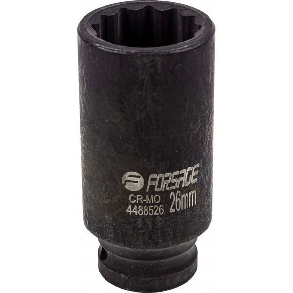Forsage Nasadka udarowa głęboka 1/2" 26mm (12-kątna)