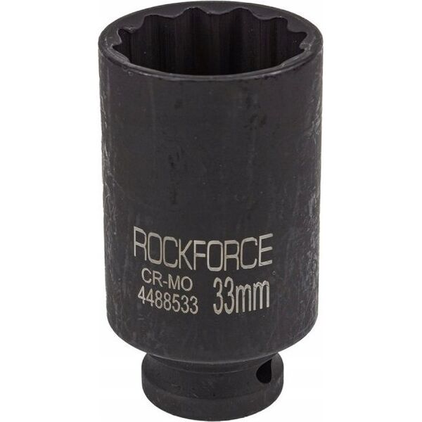 Rockforce Nasadka udarowa głęboka 1/2" 33mm (12-kątna)