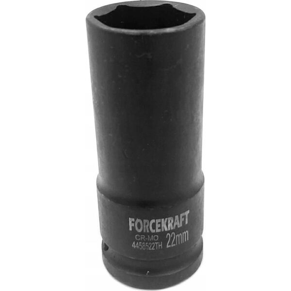 Forcekraft Nasadka udarowa głęboka cienkościenna 1/2" 22mm (6-kątna)