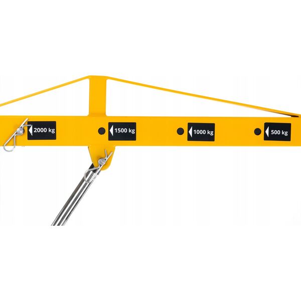 JCB Żuraw warsztatowy 2t hydrauliczny składany podnośnik do silników (długość wysięgnika: 365-1930mm)