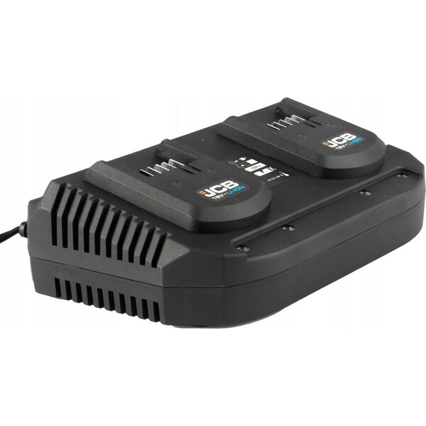 Ładowarka JCB Ładowarka do akumulatorów - podwójna 18V, 2x3.5A