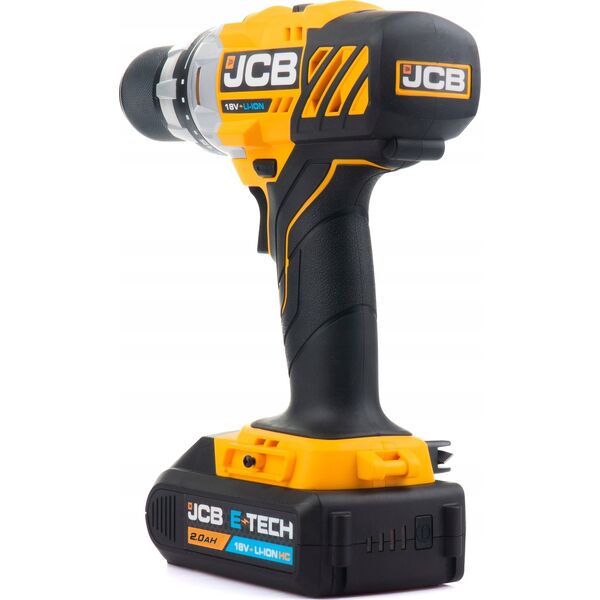 Wiertarka JCB Wiertarka akumulatorowa 18V 45Nm (kpl.: akumulator 2Ah, ładowarka)