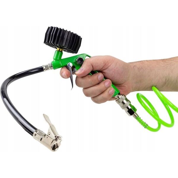 Rockforce Pistolet do malowania z górnym zbiornikiem 600ml + akcesoria - 5el.