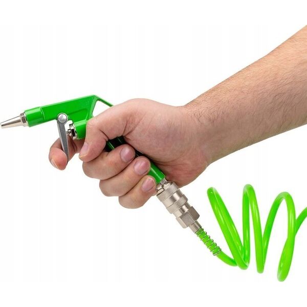 Rockforce Pistolet do malowania z górnym zbiornikiem 600ml + akcesoria - 5el.