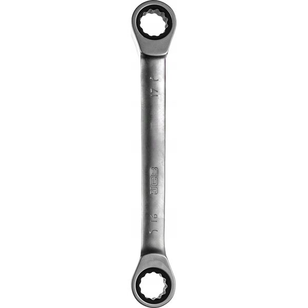 JCB Klucz oczkowy dwustronny z grzechotką 16x17mm