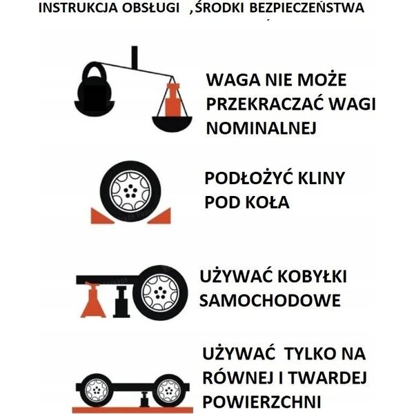 Forsage Podnośnik hydrauliczny słupkowy 50t (h min 280mm, h max 450mm)