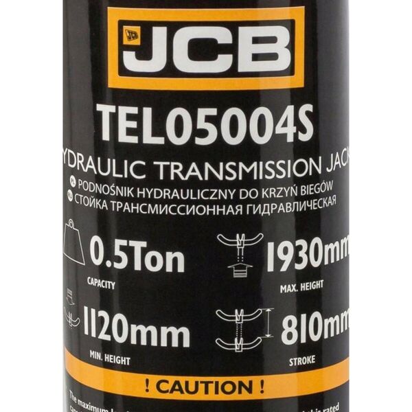JCB Podnośnik hydrauliczny do skrzyń biegów 0,5t (h min 1140mm, h max 1940mm)