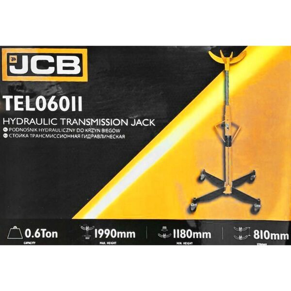 JCB Podnośnik hydrauliczny do skrzyń biegów 0,6t (h min 1180mm, h max 1990mm)