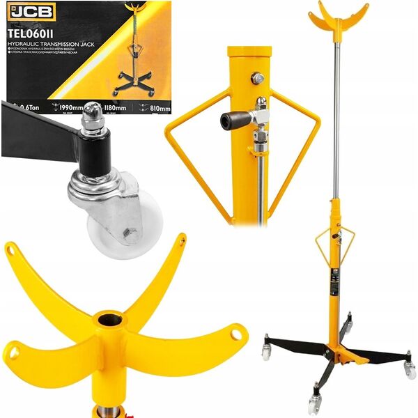 JCB Podnośnik hydrauliczny do skrzyń biegów 0,6t (h min 1180mm, h max 1990mm)